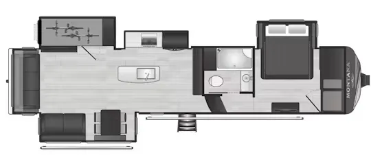 Keystone Montana 3623EB floor plan
