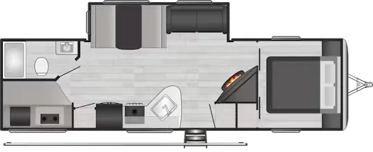 Keystone Springdale 295BH floor plan