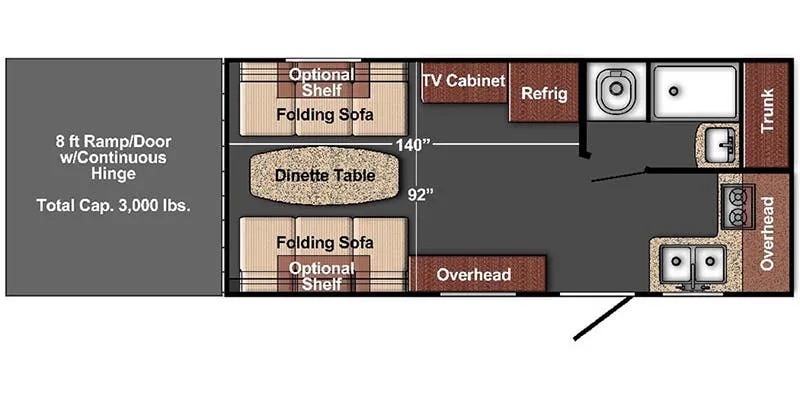 Gulf Stream Conquest GSX G17 floor plan
