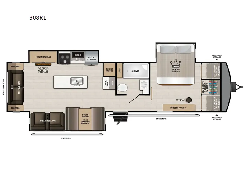 2027 Forest River Wildwood Heritage Glen 308RL