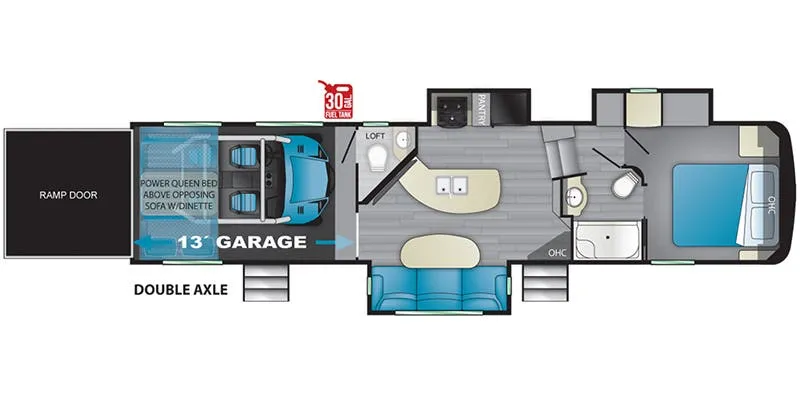 Heartland Fuel 352 floor plan