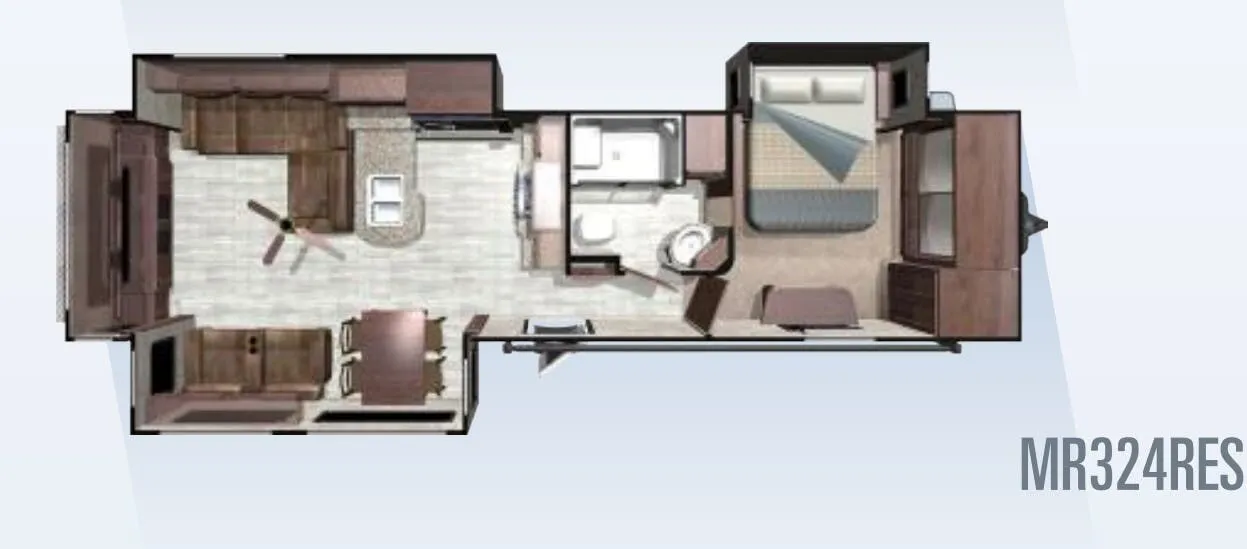 Highland Ridge Mesa Ridge MR324RES floor plan
