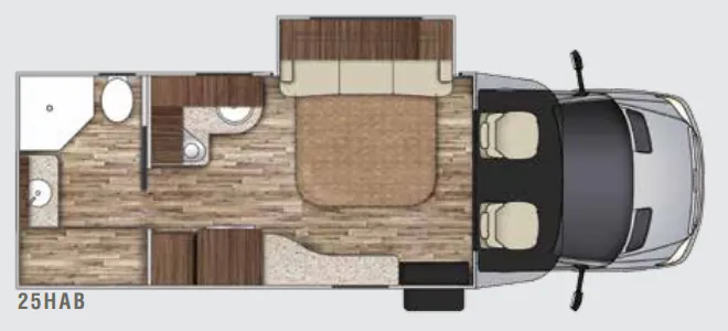 Renegade RV Villagio 25HAB floor plan