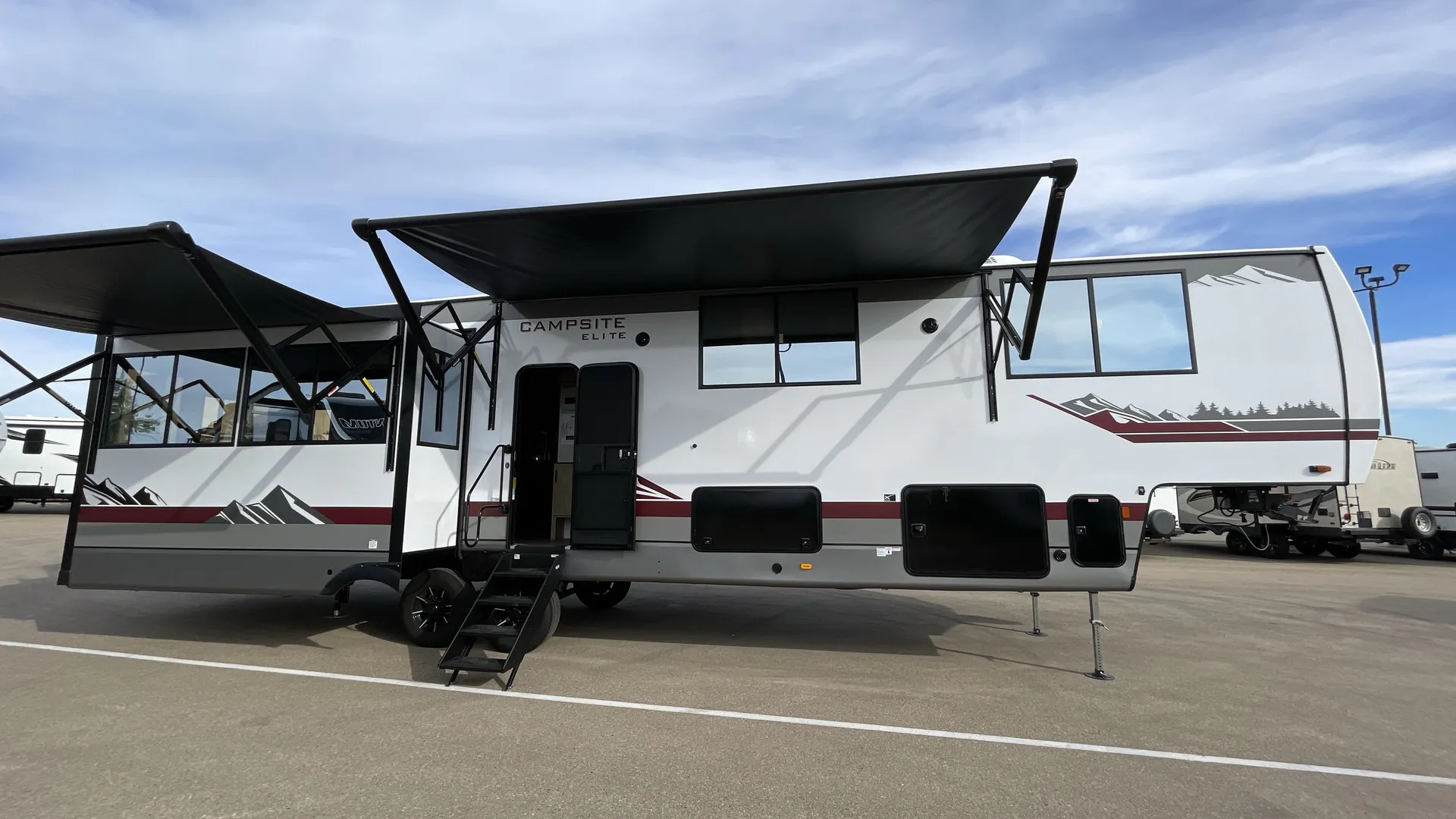 2027 Forest River Campsite Elite 36RF — campside