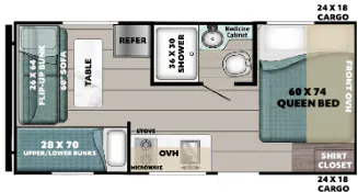 Gulf Stream Innsbruck Lite Super Lite 18QB floor plan