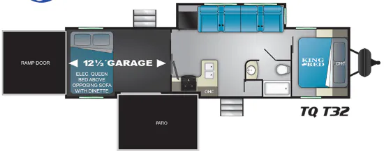 Heartland Torque T32 floor plan
