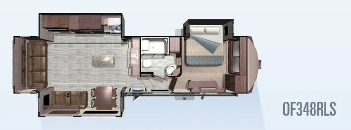 Highland Ridge Open Range OF348RLS floor plan