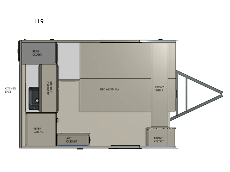 2026 Sunset Park RV SunRay 119 floor plan