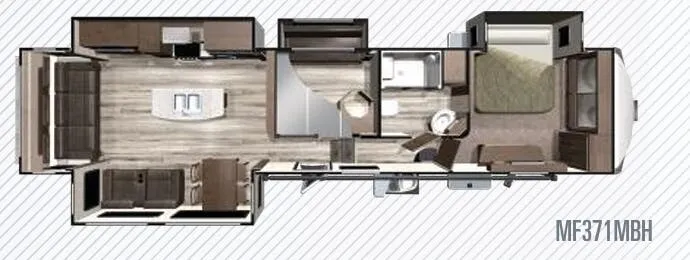 Highland Ridge Mesa Ridge MF371MBH floor plan