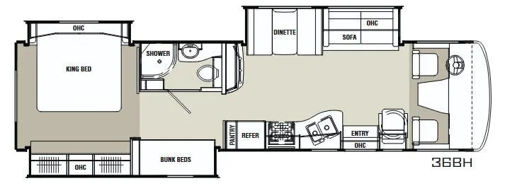Coachmen Encounter 36BH floor plan