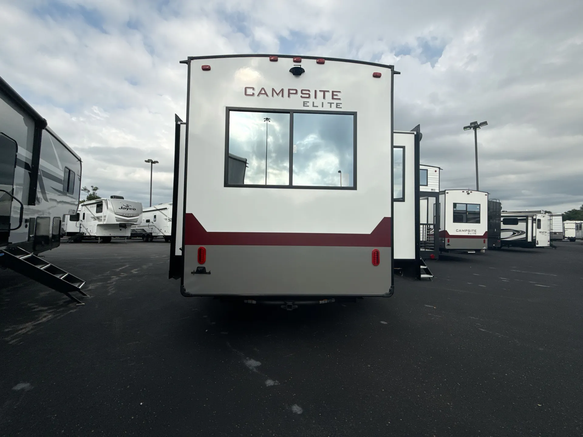 2027 Forest River Campsite Elite 36RF — backside