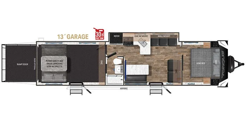Heartland Torque TQ T333 floor plan