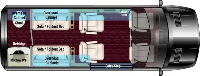 Midwest Luxe Cruiser D4 floor plan