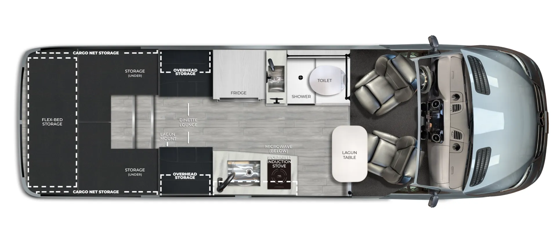 Pleasure-Way Plateau RB BASE floor plan