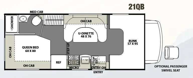 Coachmen Freelander 21QB floor plan