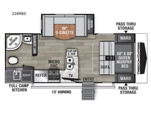 2023 Coachmen Freedom Express Ultra Lite 226RBS - Photo 3