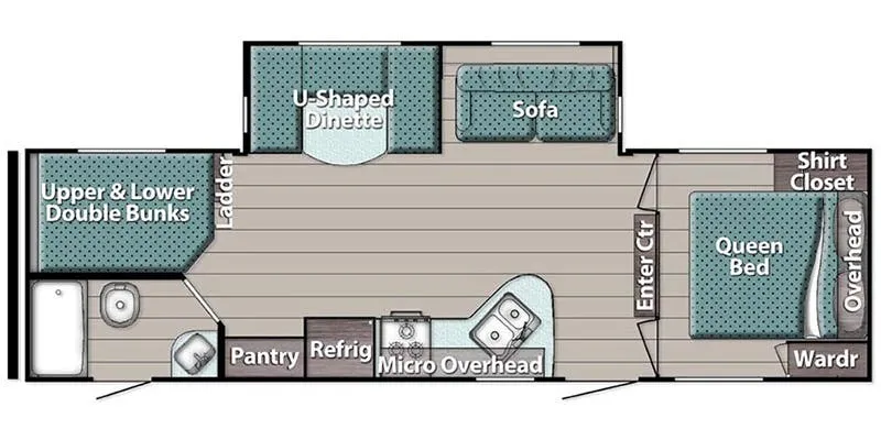2018 Gulf Stream Innsbruck 277DDS - Floor plan