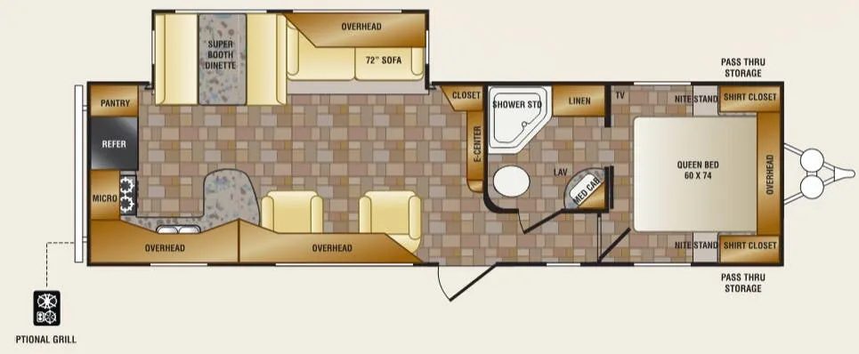CrossRoads Zinger ZT30RK floor plan