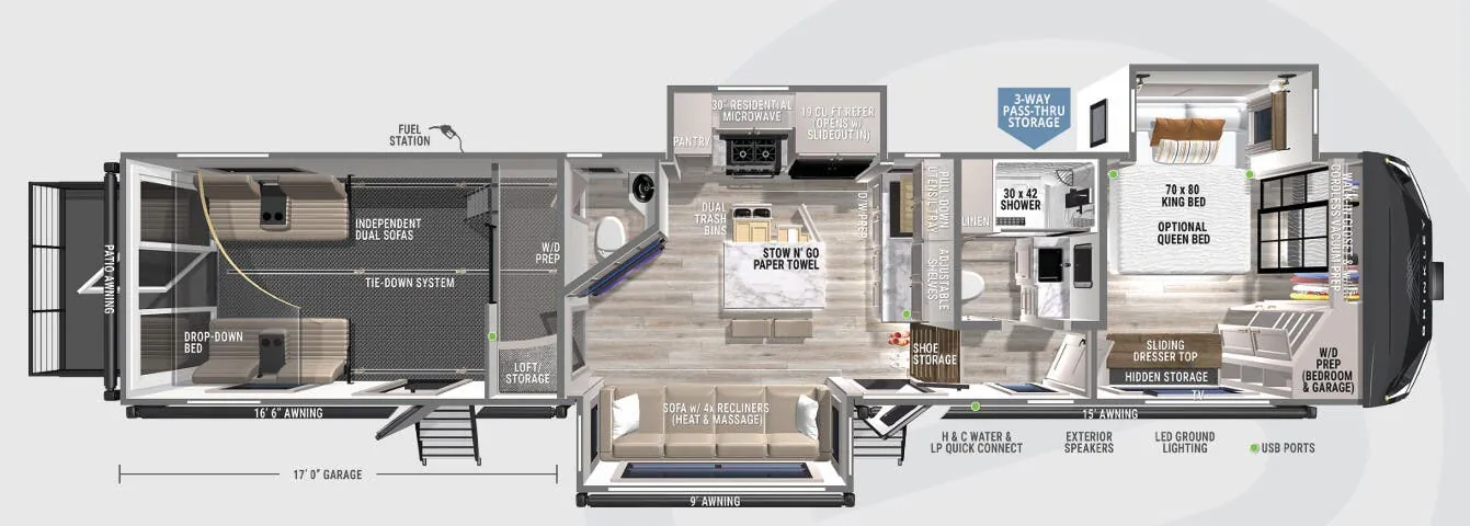 Brinkley Model Gx 4000x floor plan
