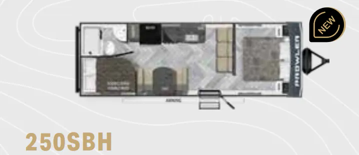2023 Heartland Prowler 250SBH - Floor plan