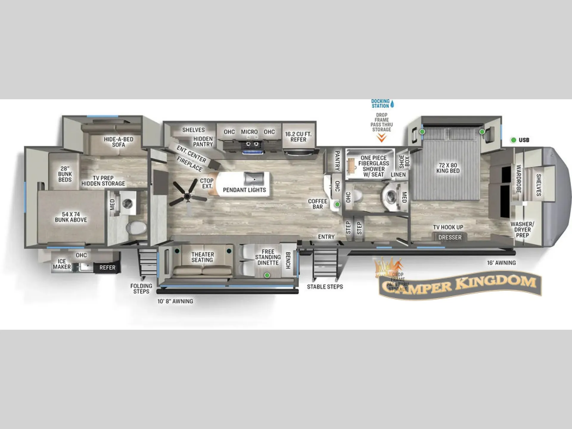 2025 Forest River Sandpiper 3880BH - Photo 3