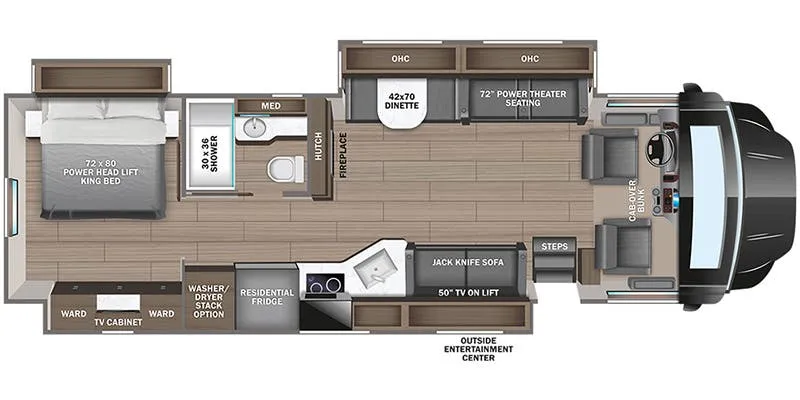2024 Entegra Coach Accolade XL 37M floor plan