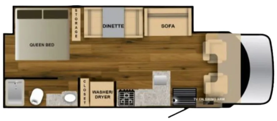 Nexus Rebel 28R floor plan