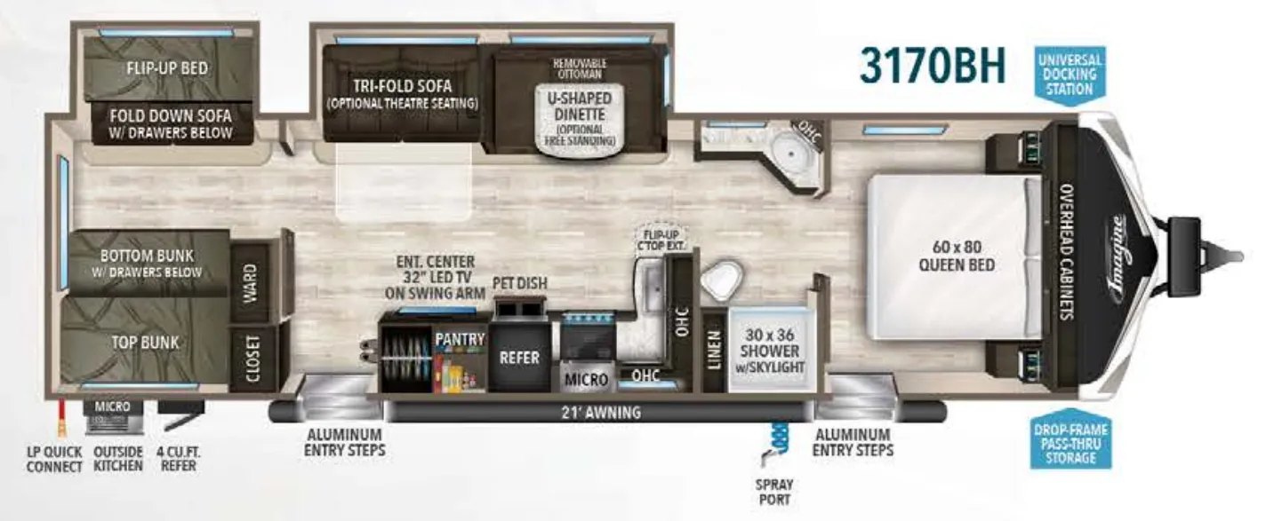 Grand Design Imagine 3170BH exterior