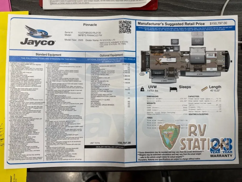 2025 Jayco Pinnacle 36FBTS - Photo 3