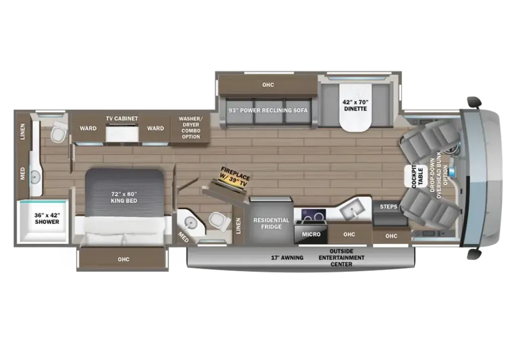 2027 Entegra Coach Emblem 36U floor plan