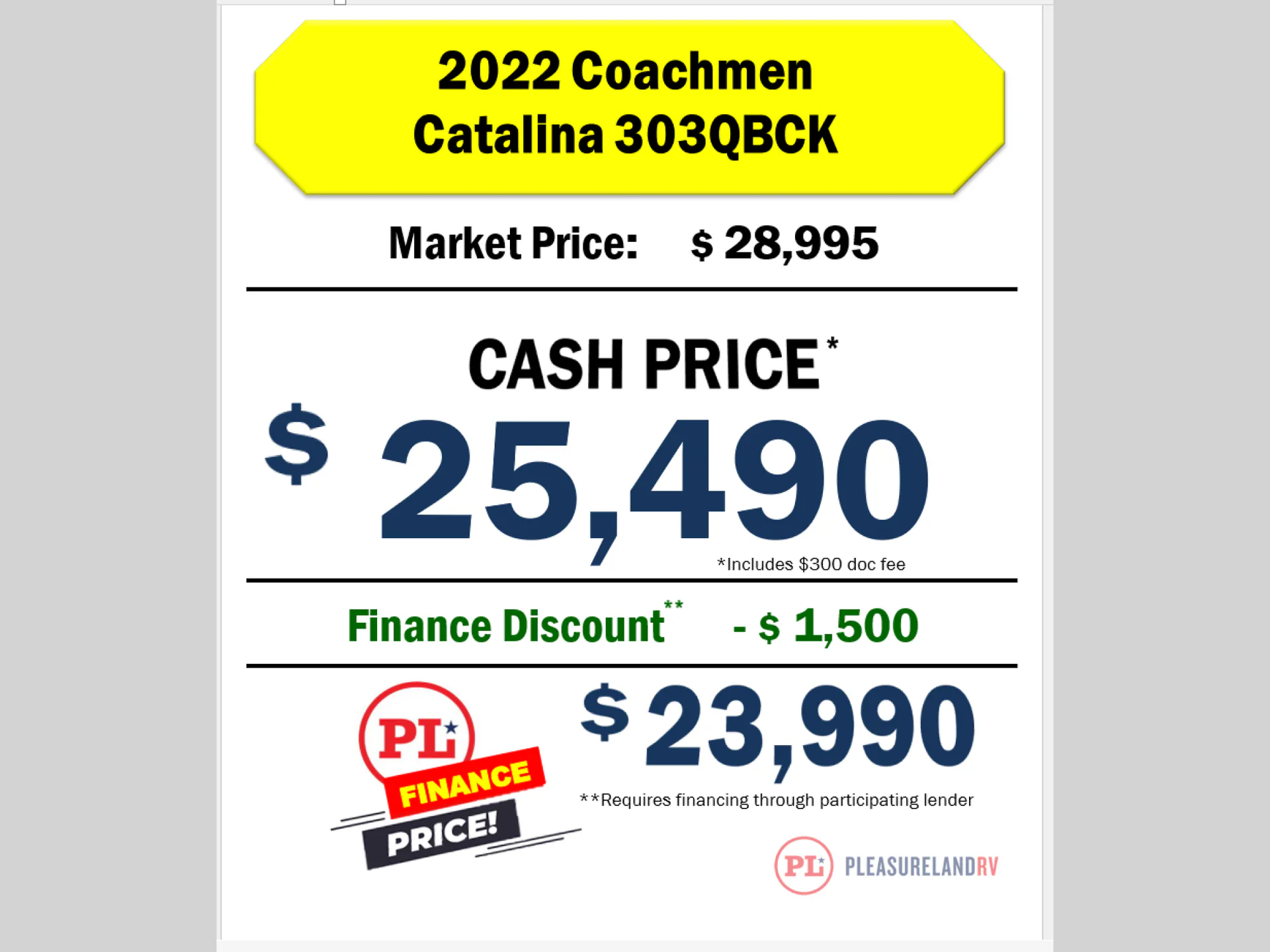 2022 Coachmen Catalina Legacy Edition 303QBCK - Photo 3