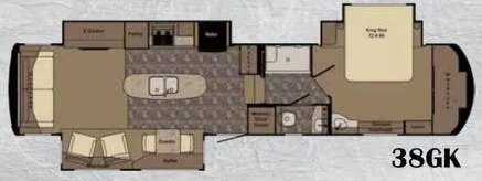 CrossRoads Redwood 38GK floor plan