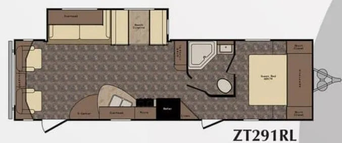 CrossRoads Z-1 1 ZT291RL floor plan