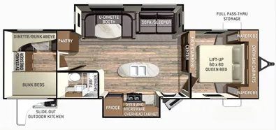 Cruiser RV Fun Finder 299KIQB floor plan