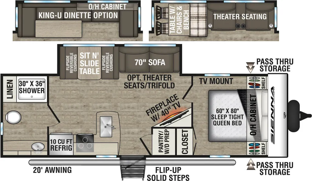 2026 Venture RV Sienna 251VRB floor plan