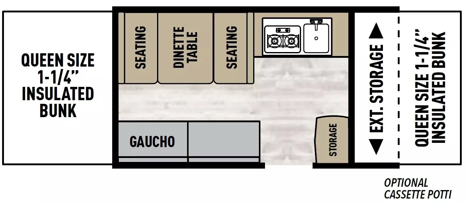 Coachmen Clipper 108ST floor plan