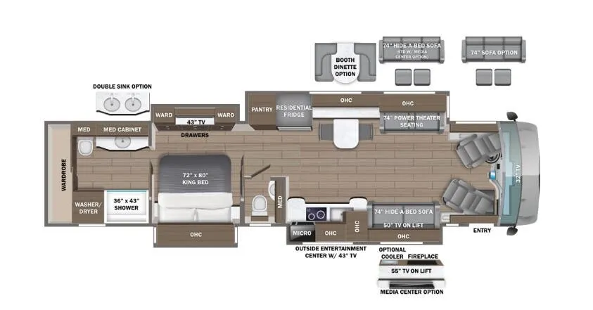 Entegra Coach Aspire 44V floor plan