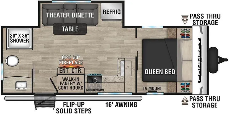 K-Z Connect SE C221RBSE floor plan