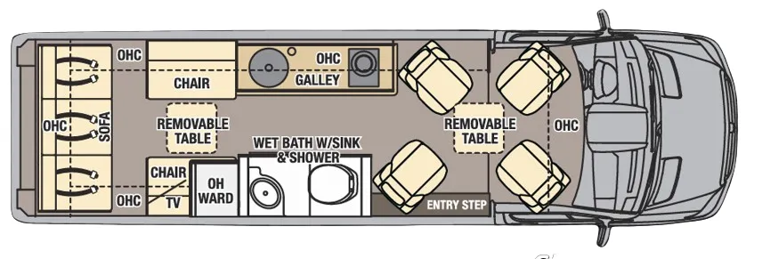 Coachmen Galleria 24Q floor plan