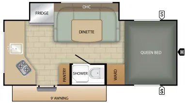 Starcraft Comet 18DS floor plan