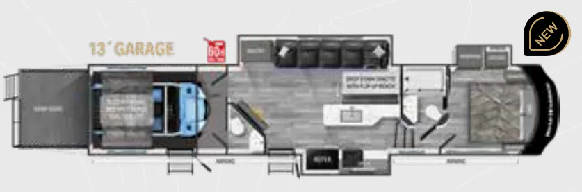 Heartland Road Warrior 397 floor plan