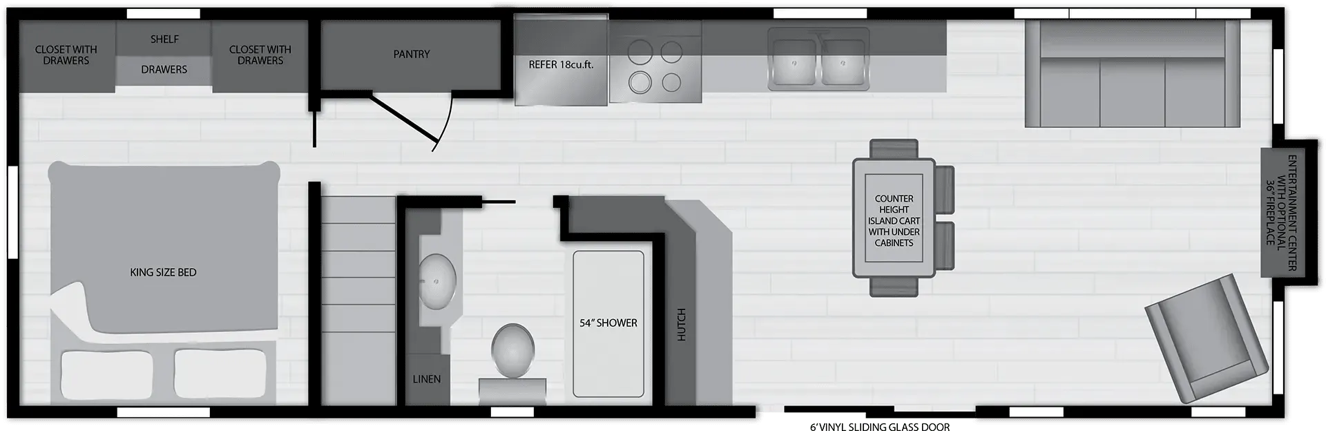 2025 Kropf Industries Island Series 5065 - Floor plan