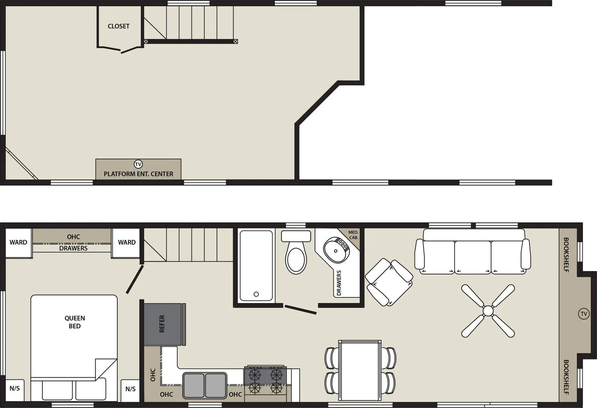 Forest River Quailridge 39CBDL floor plan