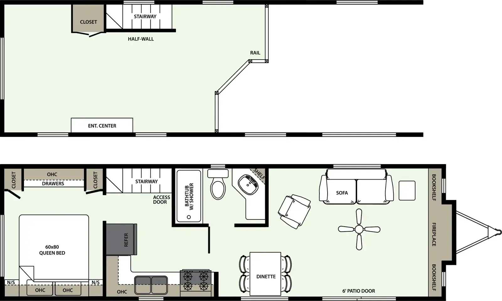 Forest River Quailridge 39CBDL floor plan