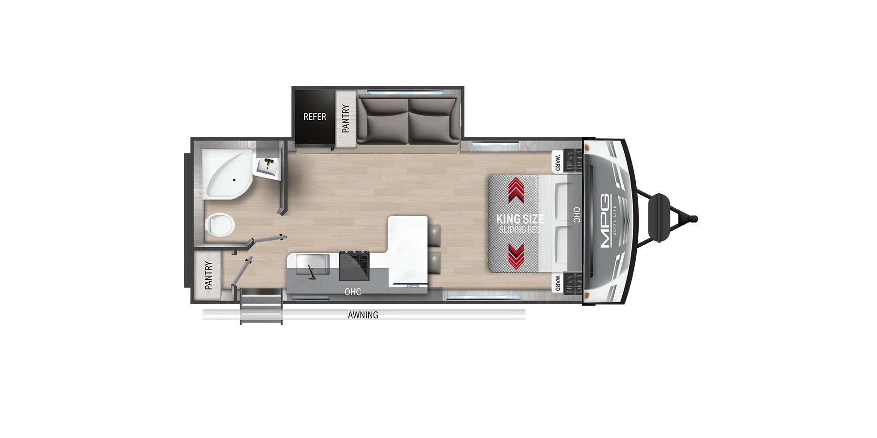 Cruiser RV MPG 2110RB floor plan