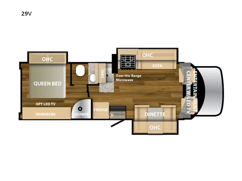 2022 NeXus RV Viper 29V - Floor plan