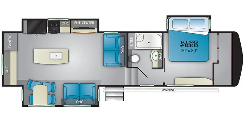 Heartland Bighorn Traveler BHTR 32 GK floor plan