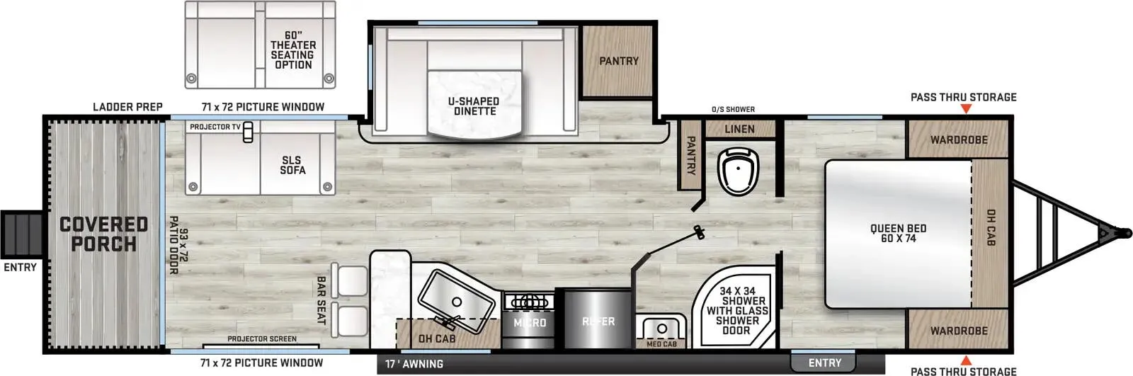Coachmen Catalina Legacy Edition 283EPIC floor plan