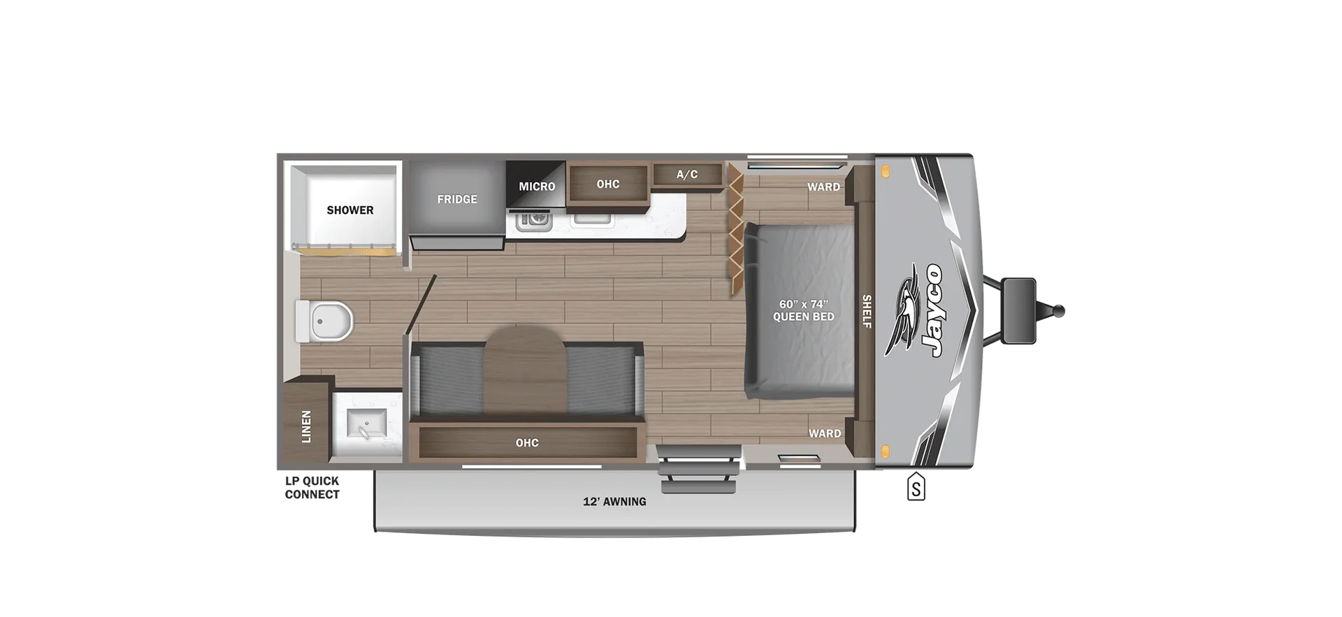 2026 Jayco Jay Flight SLX 175FQ - Floor plan