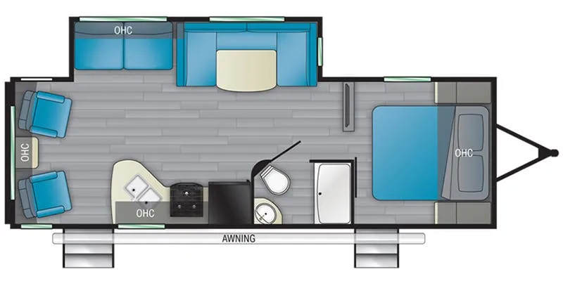 Heartland Pioneer PI RL 250 floor plan